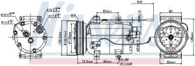 Nissens 89101 - COMPR AUDI 80/90 (91>) 100 (12/90>) A6 (94>)