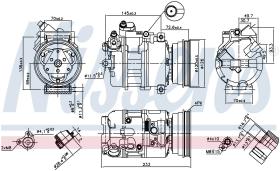 Nissens 89112 - COMPRESOR BMW 5 E39(95-)525 TDS