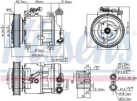 Nissens 89120 - COMPRESOR ALFA ROMEO GT(937)(03-)1.