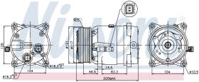 Nissens 89122 - COMPR PEUGEOT 406 (99>)