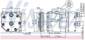 Nissens 89123 - COMPR CITROEN JUMPER/FIAT DUCATO/PEUGEOT BOXER (94>)