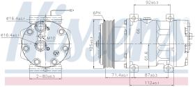 Nissens 89129 - COMPRESOR RENAULT LAGUNA II(01-)1.6