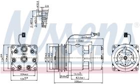 Nissens 89141 - COMPRESOR RVI-RENAULT TRUCKS PREMIU