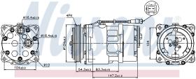 Nissens 89145 - COMPRESOR PEUGEOT EXPERT I(22_)(95-