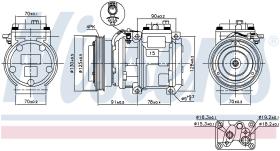 Nissens 89154 - COMPR KIA RIO I 1.3/1.5 (00-)
