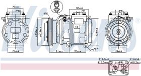 Nissens 89154 - COMPRESOR KIA RIO I(DC)(00-)1.5 I 1