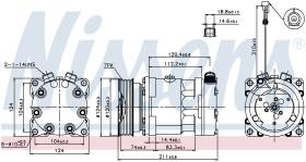 Nissens 89177 - COMPRESOR FIAT CROMA(154)(85-)2.5 I