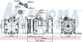 Nissens 89178 - COMPRESOR CITROEN C8(EA.EB)(02-)3.0