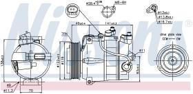 Nissens 89200 - COMPRESOR MERCEDES-BEIJING C V204 C