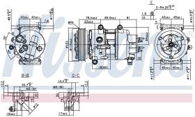 Nissens 89201 - COMPRESOR CITROEN BERLINGO(B9)(08-)