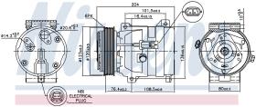 Nissens 89217 - COMPR RENAULT LAGUNA II (01-) VEL SATIS (04-)
