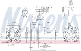 Nissens 89220 - COMPRESOR ASTRA HD8(95-)HD8