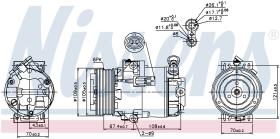 Nissens 89222 - COMPR OPEL ASTRA H 1.7 CDTI 16V (03/04>) + KIT