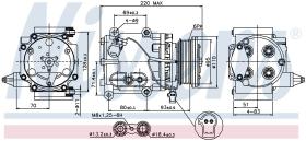 Nissens 89228 - COMPR FORD MONDEO III 1.8/2.0 (10/00>)