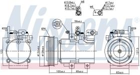 Nissens 89238 - COMPR HYUNDAI TRAJET/SANTA FE 2.0/2.0CRDI (08-)