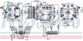 Nissens 89240 - COMPR FORD FIESTA V/FORD KA 1.3 (01>)