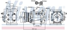 Nissens 89241 - COMPRESOR JAGUAR S-TYPE(CCX)(98-)2.