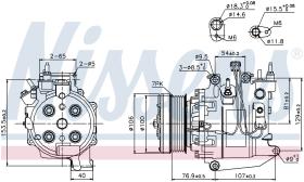 Nissens 89247 - COMPR HONDA FR-V(BE)(05-)1.8 I