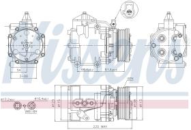 Nissens 89248 - COMPRESOR MERCURY COUGAR(98-)2.5 I