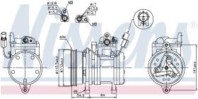 Nissens 89255 - COMPRESOR HYUNDAI I10 (PA)(08-)1.1