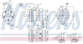 Nissens 89261 - COMPR DAEWOO/CHEVROLET MATIZ (98>)