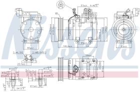 Nissens 89262 - COMPR HYUNDAI ACCENT (6/99>) GETZ 1.5 CRDI (02>)