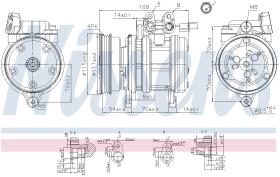 Nissens 89263 - COMPRESOR HYUNDAI GETZ(TB)(02-)1.1