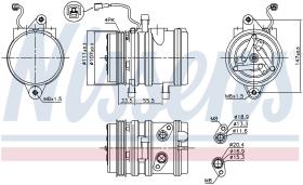 Nissens 89275 - COMPR CHEVROLET MATIZ (05>) KALOS/AVEO (02>)