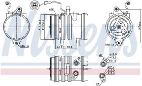 Nissens 89275 - COMPRESOR DAEWOO KALOS(KLAS)(02-)1.