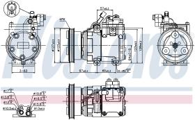 Nissens 89277 - COMPRESOR HYUNDAI ACCENT(LC)(99-)1.