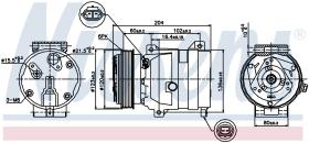 Nissens 89281 - COMPR RENAULT LAGUNA II (01-)