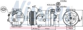 Nissens 89284 - COMPR OPEL VECTRA C/SAAB 9-3 /FIAT CROMA 1.9 CDTI