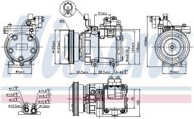 Nissens 89286 - COMPRESOR HYUNDAI ELANTRA (XD)(00-)