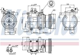 Nissens 89290 - COMPRESOR KIA CERATO(LD)(04-)1.6 I