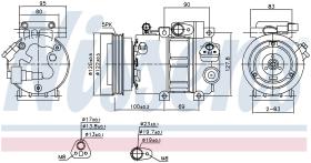 Nissens 89292 - COMPR KIA CEED 1.6CRDI(06>)HYUNDAI I30 1.6CRDI(07>)ELANTRA