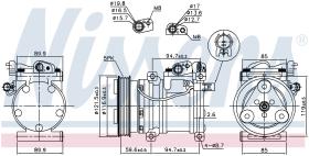 Nissens 89294 - COMPR HYUNDAI I10 1.2 16V (6/08>)