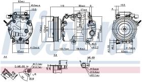 Nissens 89295 - COMPRESOR KIA MAGENTIS II(MG)(06-)2