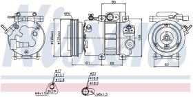 Nissens 89298 - COMPR  HYUNDAI SANTA FE (CM)(06-)