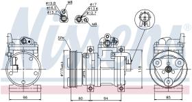 Nissens 89302 - COMPRESOR HYUNDAI I10 (PA)(08-)1.1