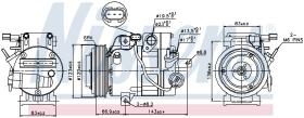 Nissens 89304 - COMPR HYUNDAI IX35 2.0 CRDI (09-)