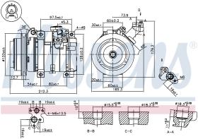 Nissens 89312 - COMPRESOR MITSUBISHI MONTERO(V60.70