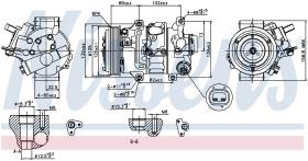 Nissens 89314 - COMPRESOR TOYOTA COROLLA(E14#.E15#)