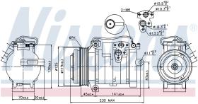 Nissens 89315 - COMPR CHRYSLER 300C/JEEP GRAND CHEROKEE III/COMMANDER 2.7CRD