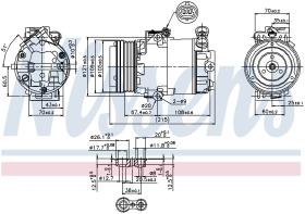 Nissens 89322 - COMPR OPEL ZAFIRA A 2.0 DTI/2.2 DTI