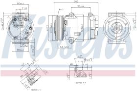 Nissens 89323 - COMPR RENAULT MEGANE II/SCENIC II 1.9DCI/2.0I 16V