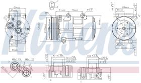 Nissens 89326 - COMPR FORD MONDEO IV/GALAXY/S-MAX