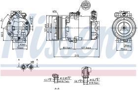 Nissens 89333 - COMPRESOR VAUXHALL ZAFIRA A(99-)1.7