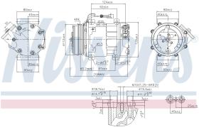 Nissens 89347 - COMPR FIAT DUCATO/ IVECO DAILY III (POLEA 4 CANAL)