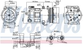 Nissens 89348 - COMPR CITROEN JUMPER/DUCATO/BOXER/TRANSIT 2.2HDI/TDCI (06-)