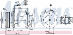 Nissens 89361 - COMPR JOHN DEERE 7185